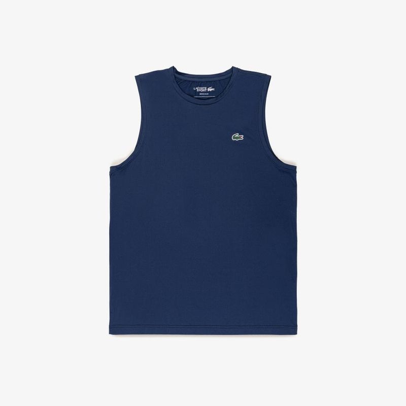 LACOSTE - Polera Lacoste TH0903 Hombre Negro - Negro