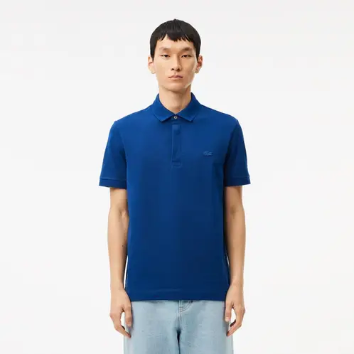 LACOSTE - Polera Polo Algodón Hombre PH5522 Azul