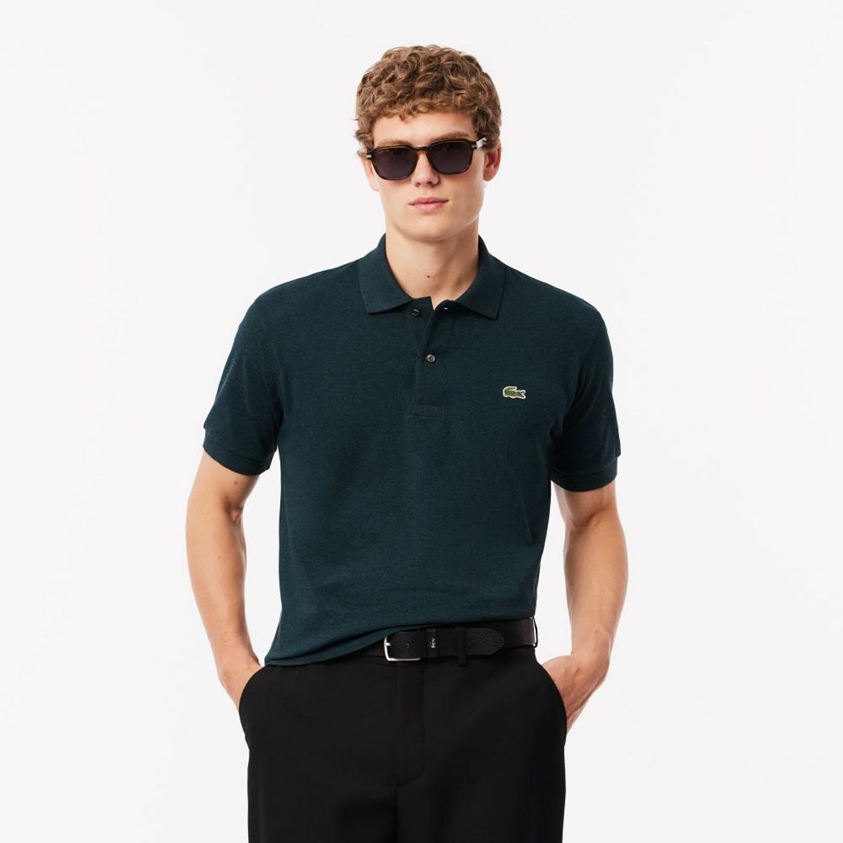 LACOSTE - Polera Polo Lacoste L1264 Hombre Verde