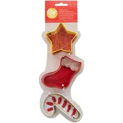 GENERICO - Molde Cortantes De Galletitas - Motivos Navideños Wilton