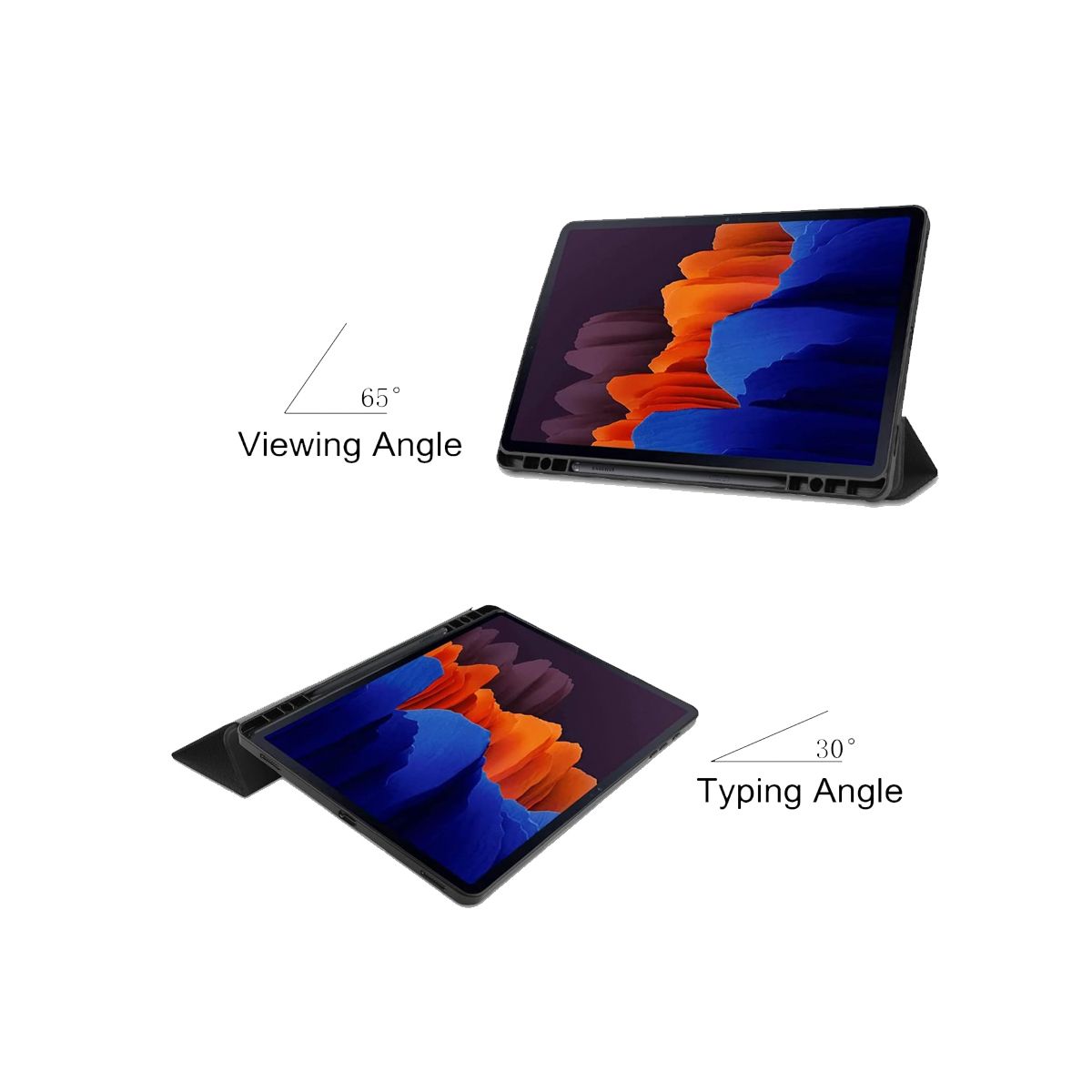 JOIGO - Funda Smart Cover Para Samsung Tab Galaxy S10 Ultra 14.6 Azu