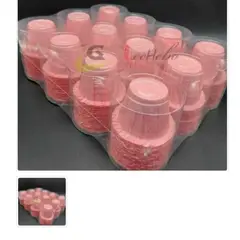 GENERICO - Capsula Sombrero De Papel Para Muffins Rosado