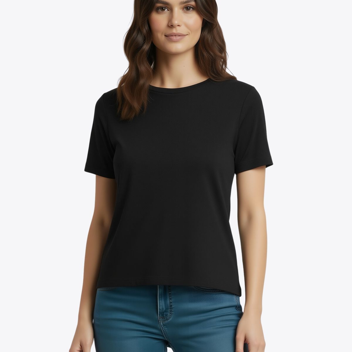 BACK IN TIME - Polera de Bambú Clásica Ultra Suave Back In Time para Mujer