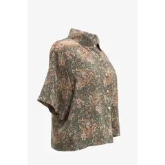 PAULAMAR - Camisa Crop Seda