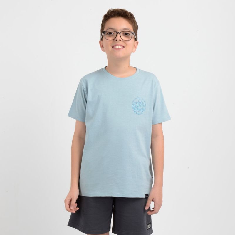 O'NEILL - POLERA MANGA CORTA MUIR AZUL CLARO / PASTEL