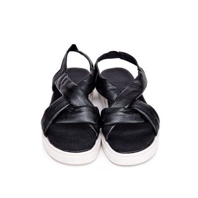 Imagen 2 del producto Sandalia pasy cuero negro