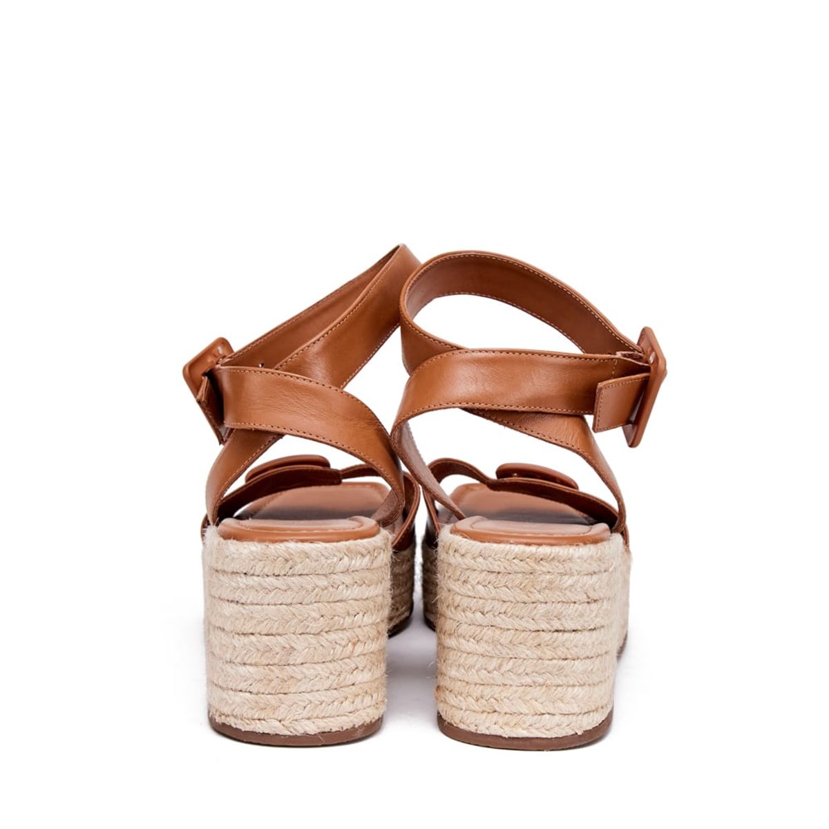 AMPHORA - Sandalia ruth cuero café