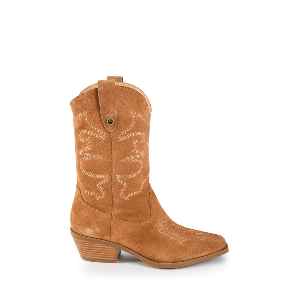 AMPHORA - Bota marcella cuero beige oscuro