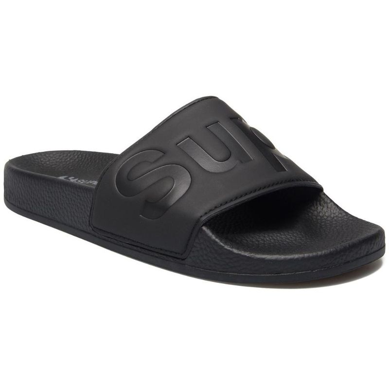 SUPERGA - Sandalia 1908 Slides Polysoft All Black Superga - Negro
