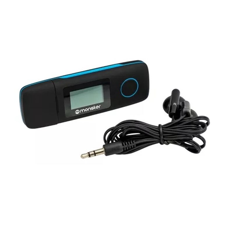 MONSTER AUDIO - Reproductor Mp3 Monster 16gb Memoria Expandible Grabador de Voz