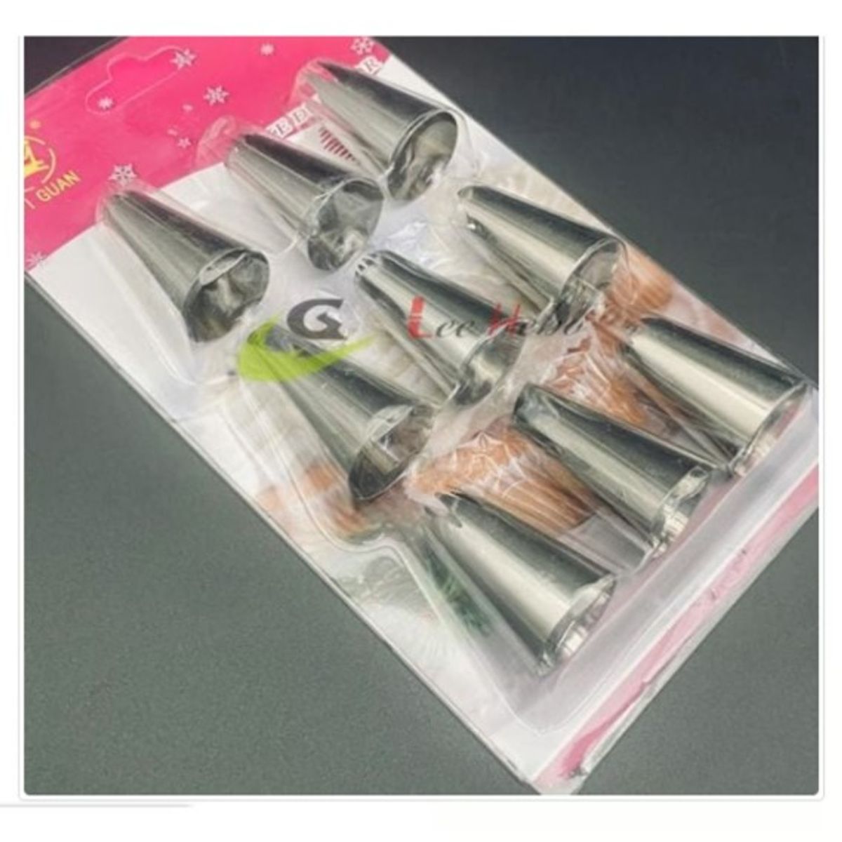 GENERICO - Set De Boquillas 9Pcs Acero Inoxidable