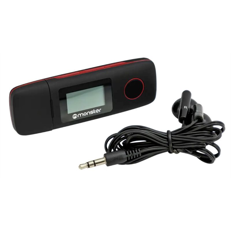 MONSTER AUDIO - Reproductor Mp3 Monster 16gb Memoria Expandible Grabador de Voz