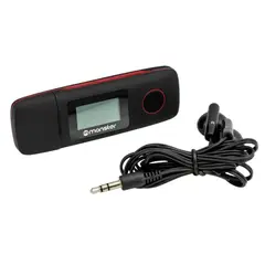 MONSTER AUDIO - Reproductor Mp3 Monster 16gb Memoria Expandible Grabador de Voz