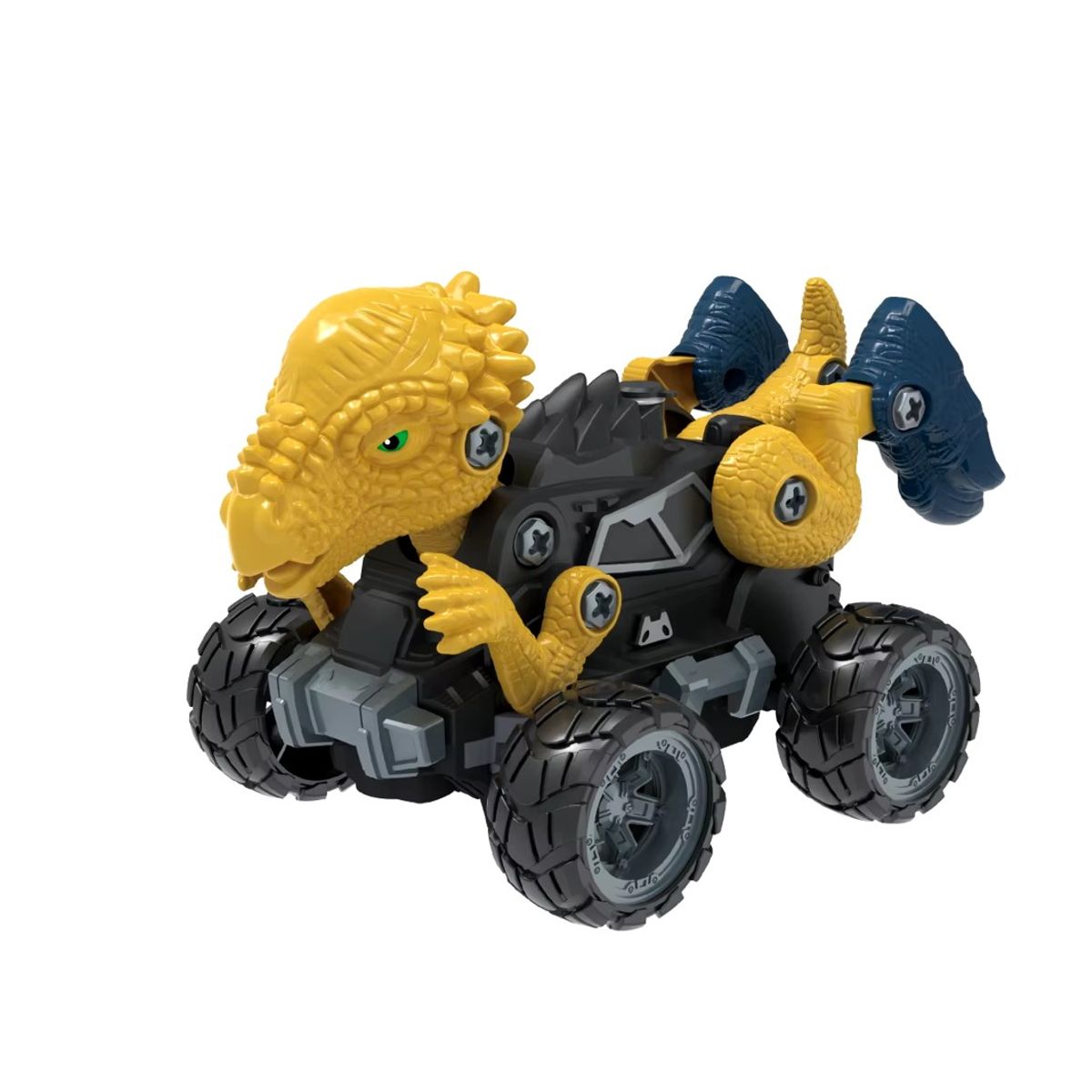 GENERICO - Auto Control Remoto Dinosaurio Coleccionble Juguete Amarillo
