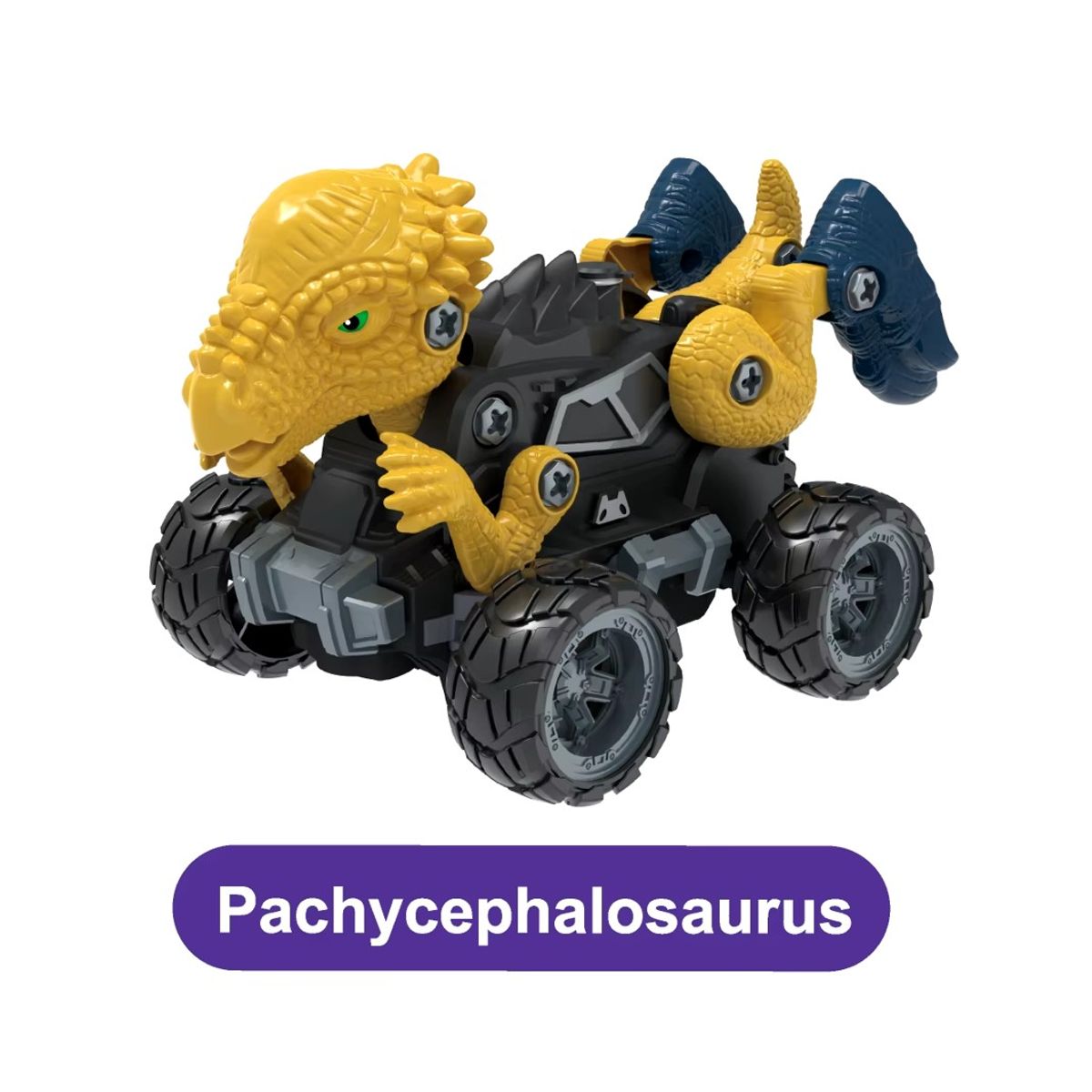 GENERICO - Auto Control Remoto Dinosaurio Coleccionble Juguete Amarillo