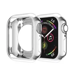 MACERATTA - Carcasa Para Apple Watch Serie 5 Y 4 44mm Plateado