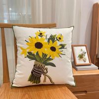 Funda De Cojin Decorativa Hermosos Bordado 45x45 A9