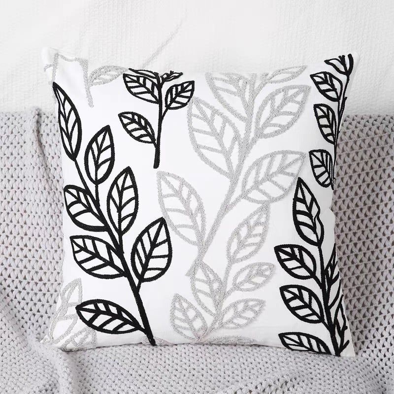 GENERICO - Funda De Cojin Decorativa Hermosos Bordado 45x45 A18