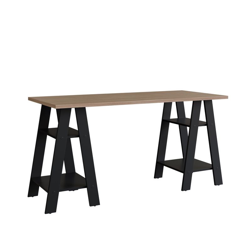 DF HOME - Escritorio Self Nova Castaño Negro B70088