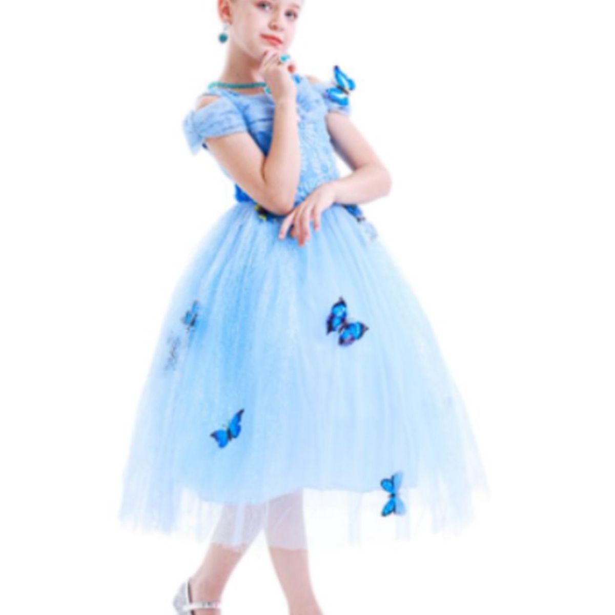 GENERICO - Disfraz Princesa Celeste Premium incluye accesorios T8