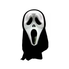 GENERICO - Mascaras De Terror Disfraz Halloween Miedo SCREAM NEGRO