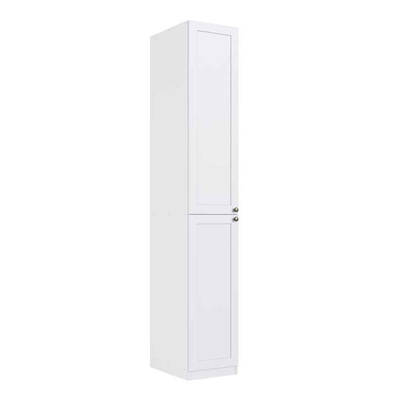 DF HOME - Ropero Infinity 2 Puertas 5 Repisas Blanco 2058.0002