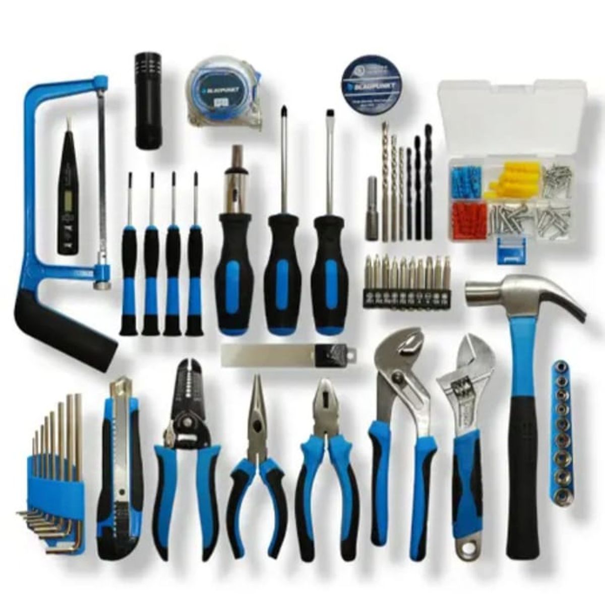 BLAUPUNKT - Kit De Herramientas 142 Piezas Con Taladro Power Kit 800