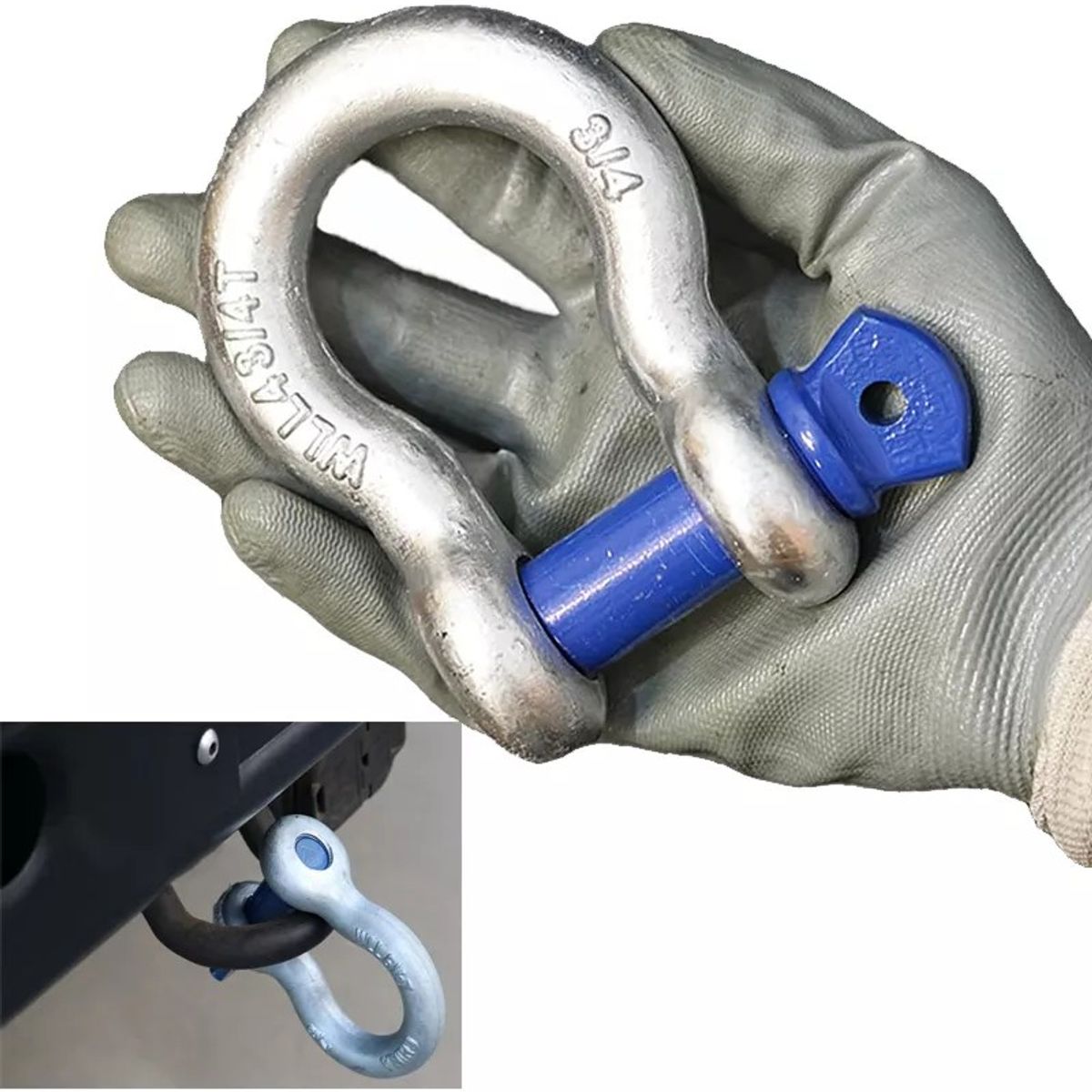 KUANGYE - Grillete Forjado Tipo Lira 3/4 4.75 Ton