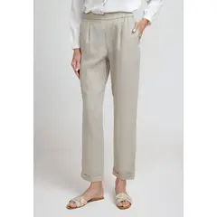 CANADIENNE - Pantalón de Mujer Modelo Clara Color Arena