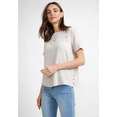 CANADIENNE - Blusa de Mujer Modelo Garza 24 Color Arena