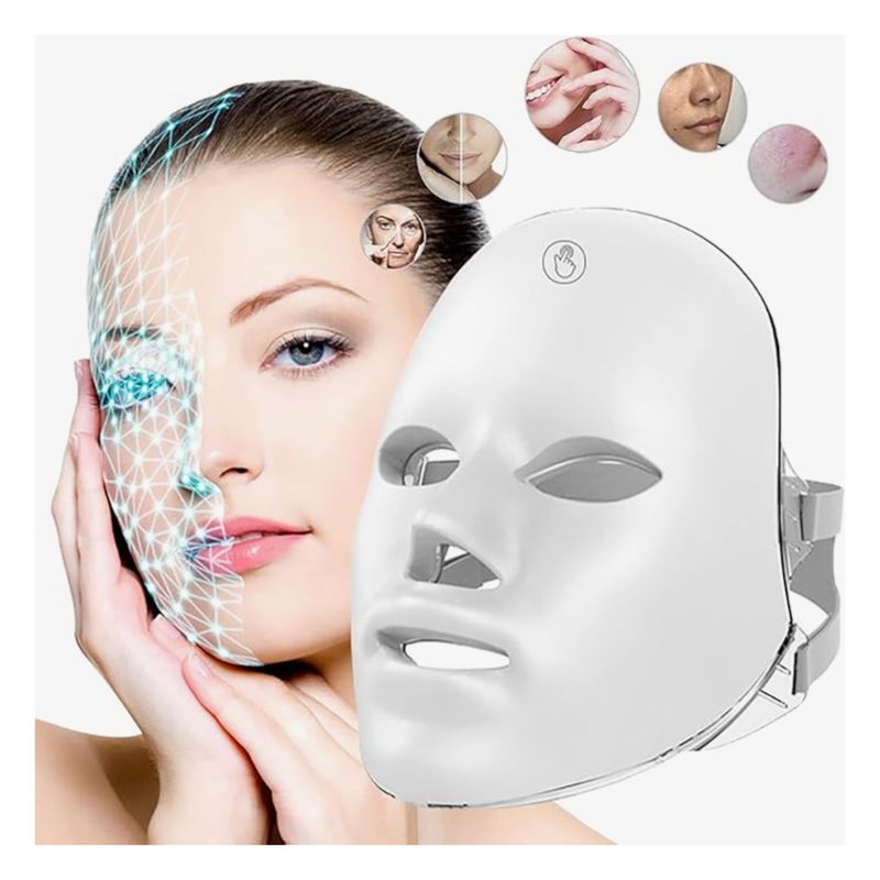 INVENCIBLE - Mascara Facial Microterapia Fotones Led 7 Colores NC03
