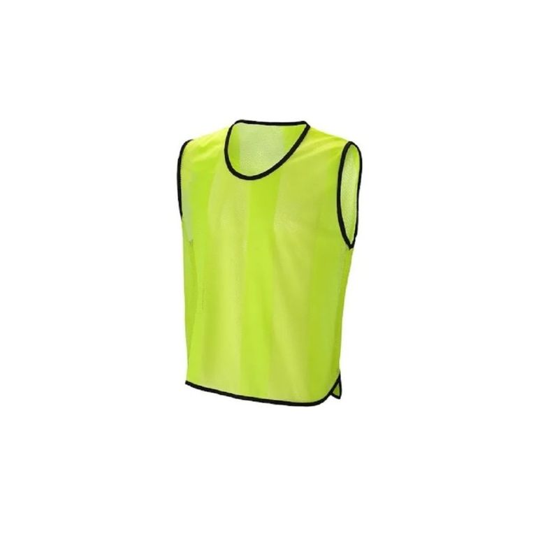 GENERICO - Peto Deportivo Adulto Talla L Futbol Amarillo 10 unid