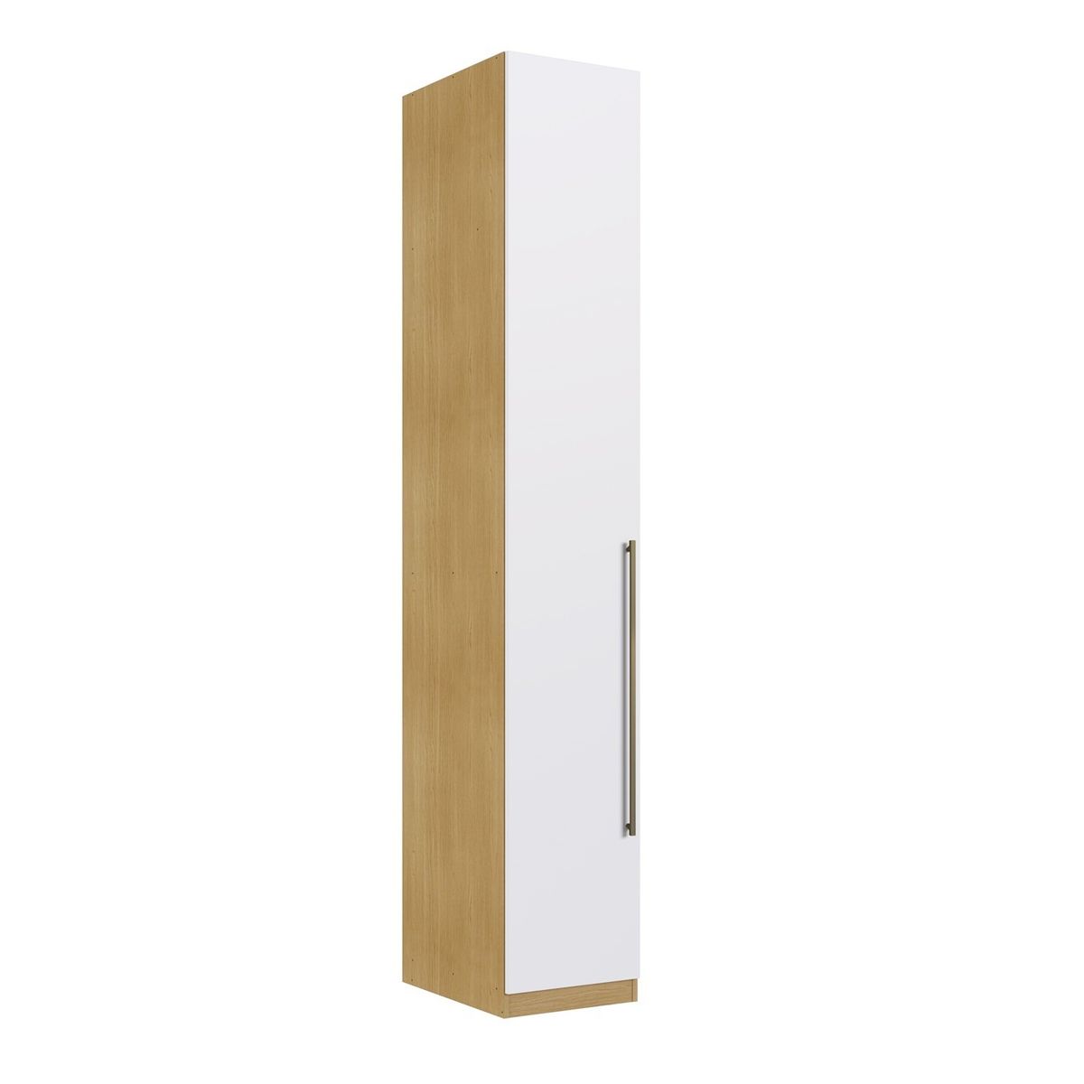 DF HOME - Ropero Infinity 1 Puerta 5 Repisas Savana Blanco 2057.0001