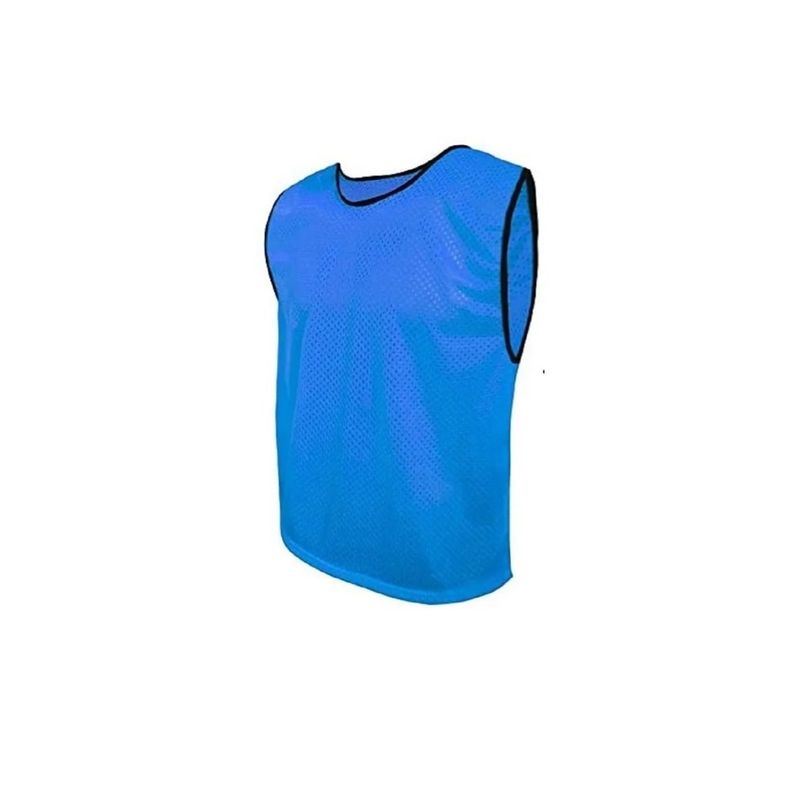 GENERICO - Peto Deportivo Adulto Talla L Futbol Azul 10 unid