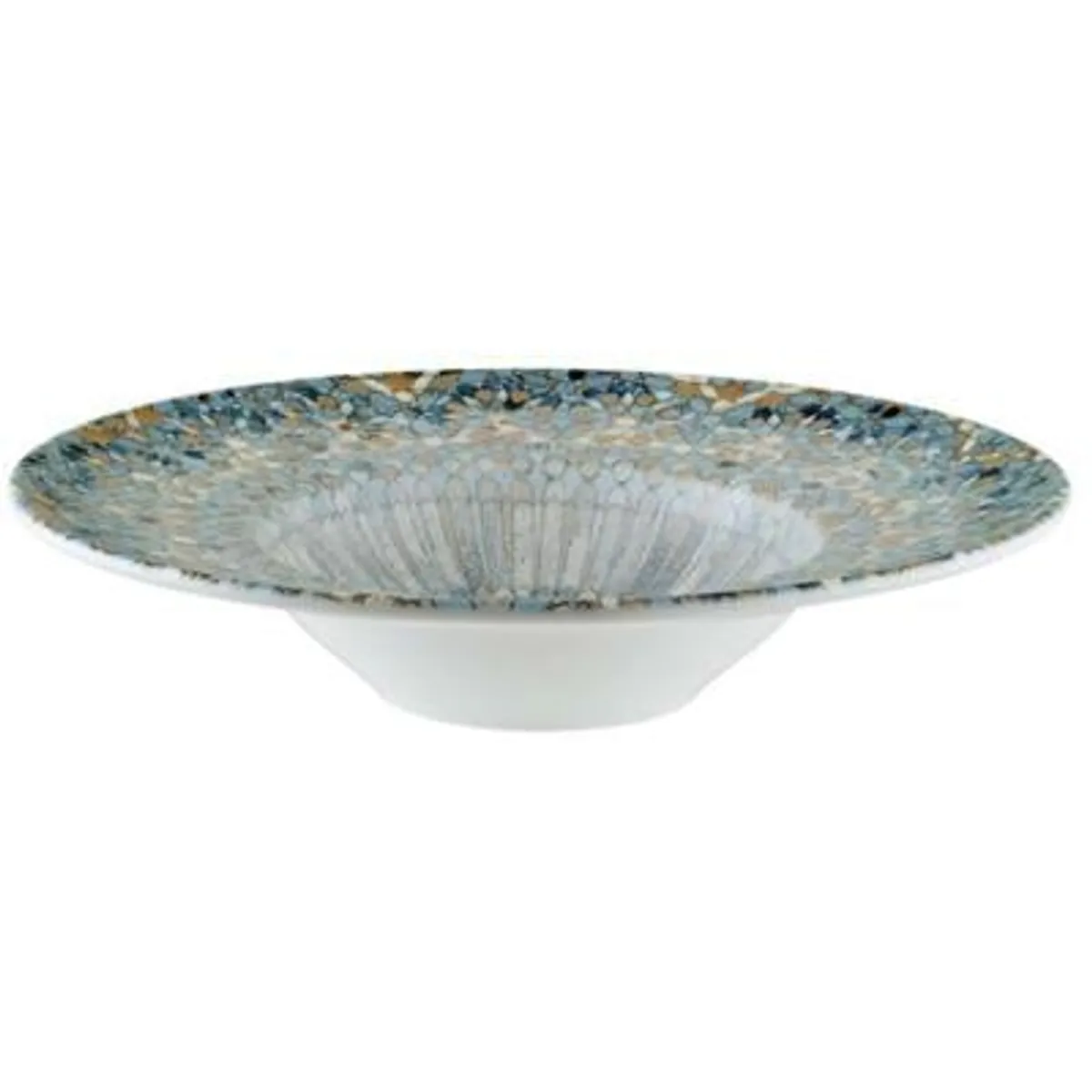BONNA - Plato Porcelana Luca Mosaic Pasta 28cm Set 6 Pcs