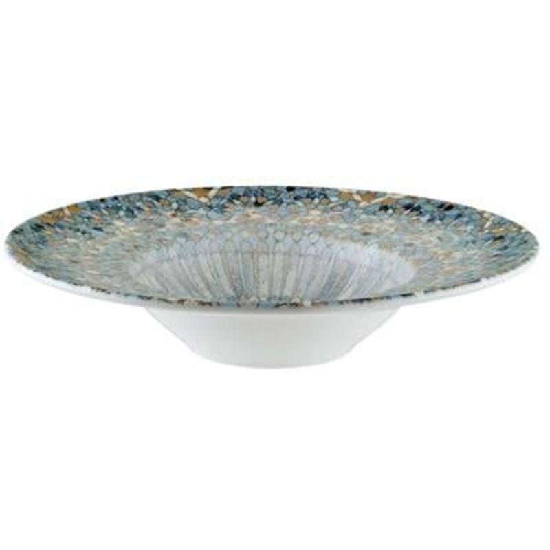 BONNA - Plato Porcelana Luca Mosaic Pasta 28cm Set 6 Pcs