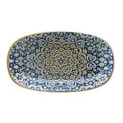 BONNA - Plato Porcelana Alhambra Ovalado 24x14cm Set 6 Pcs