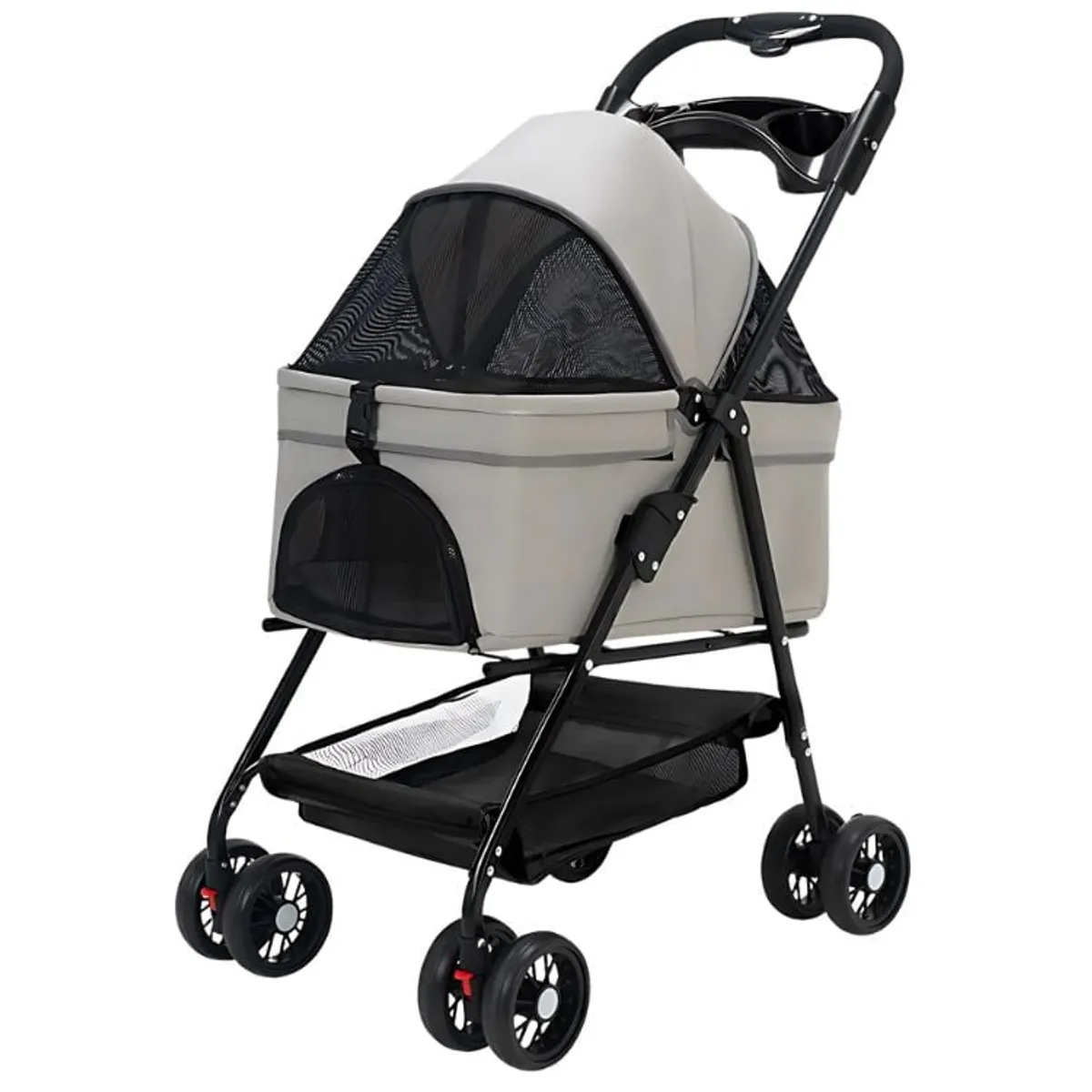 CRUSEC - Coche Para Mascotas Raza Pequeña Plegable 20kg