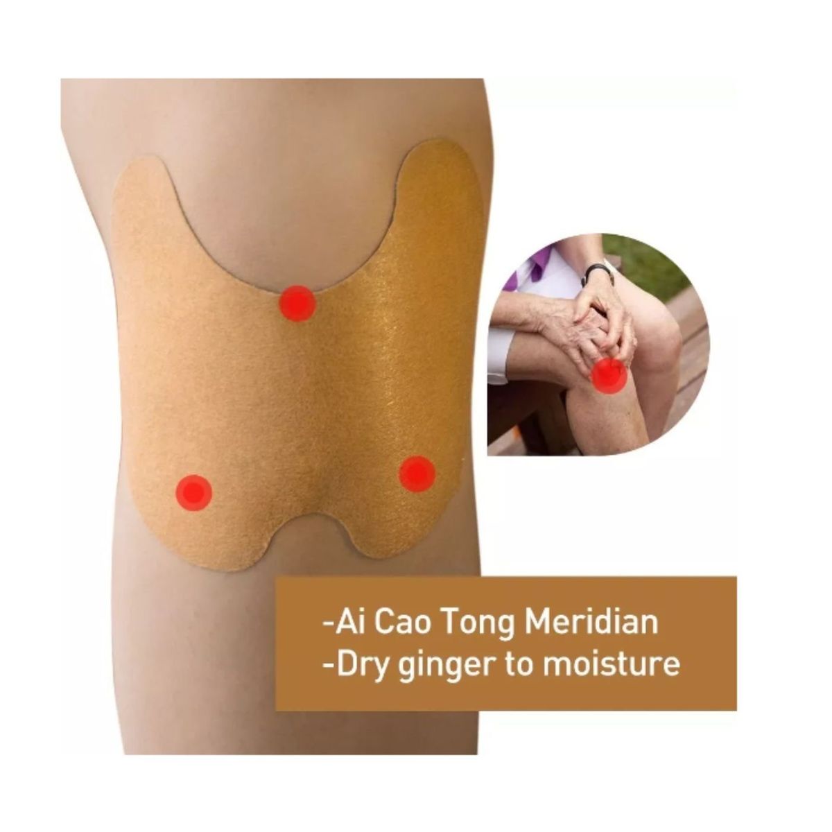 LIKE SHOP - Pack 20 Parches Alivio Muscular Rodilla 916