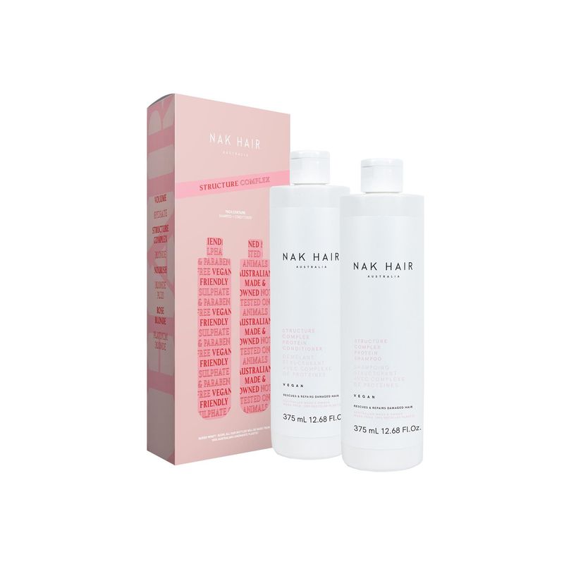 NAK HAIR AUSTRALIA - Structure Complex DUO shampoo & acondicionador