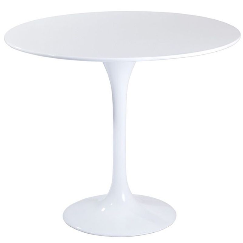 OH MI HOGAR - Mesa Tulip blanca 80cm diámetro