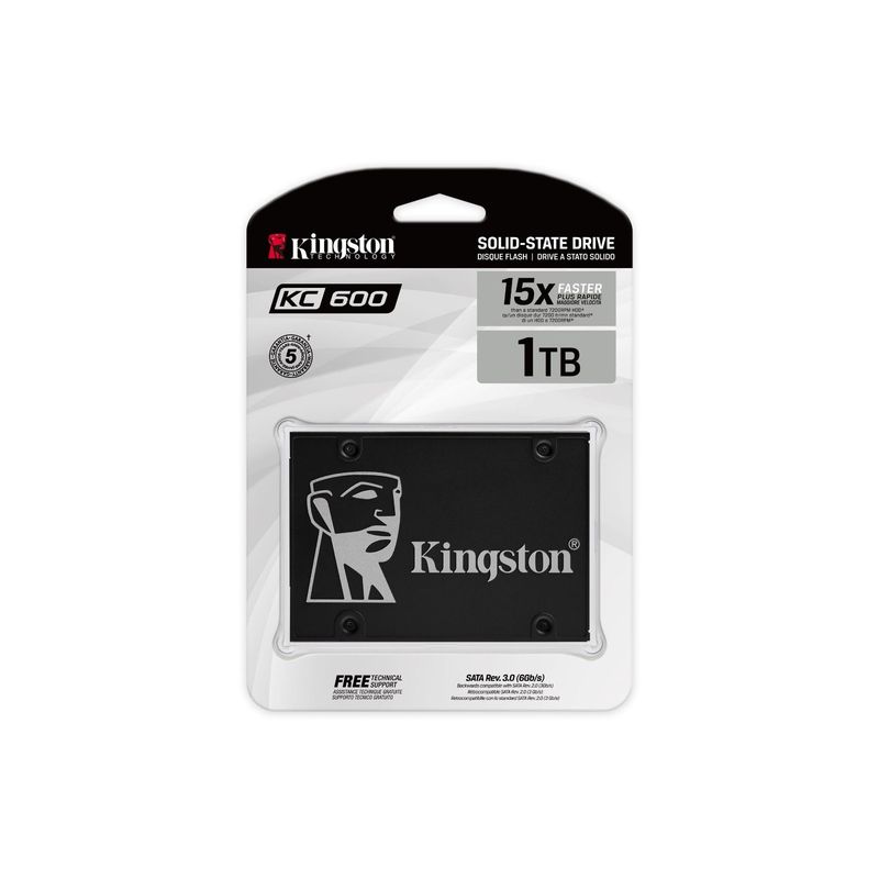 KINGSTON - Disco SSD Kingston KC600 1TB 2.5"