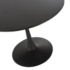 OH MI HOGAR - Mesa Tulip negra 80cm diámetro Edición especial