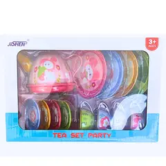GENERAC - Tazas De Té Metálicas De Juguete Didáctico Infantil