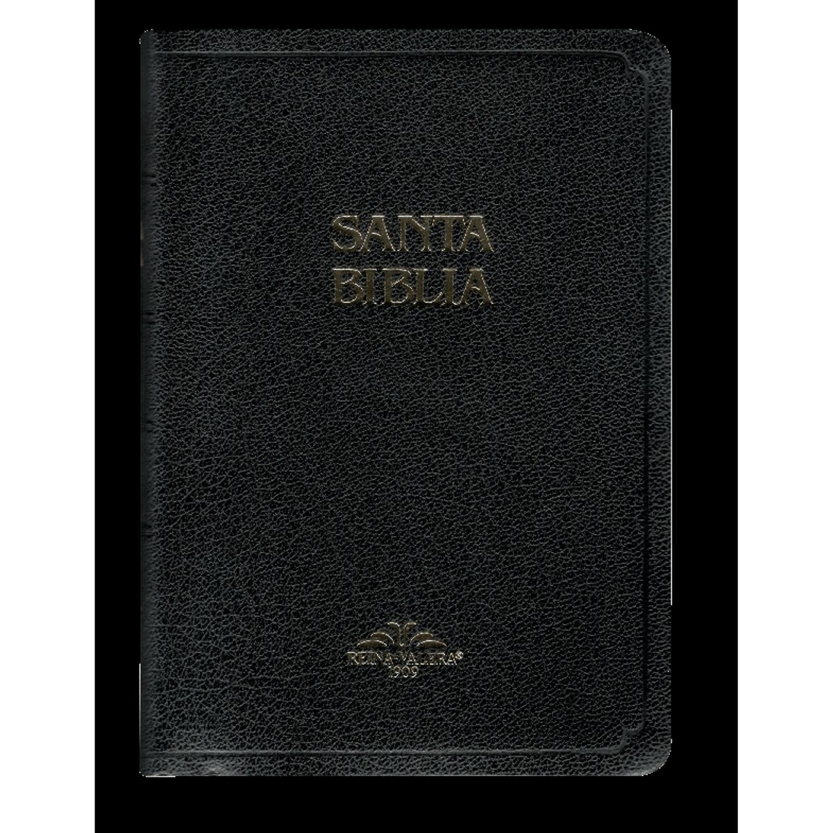 SOCIEDADES BIBLICAS UNIDAS - Biblia Reina Valera 1909 mediana imitación piel negro