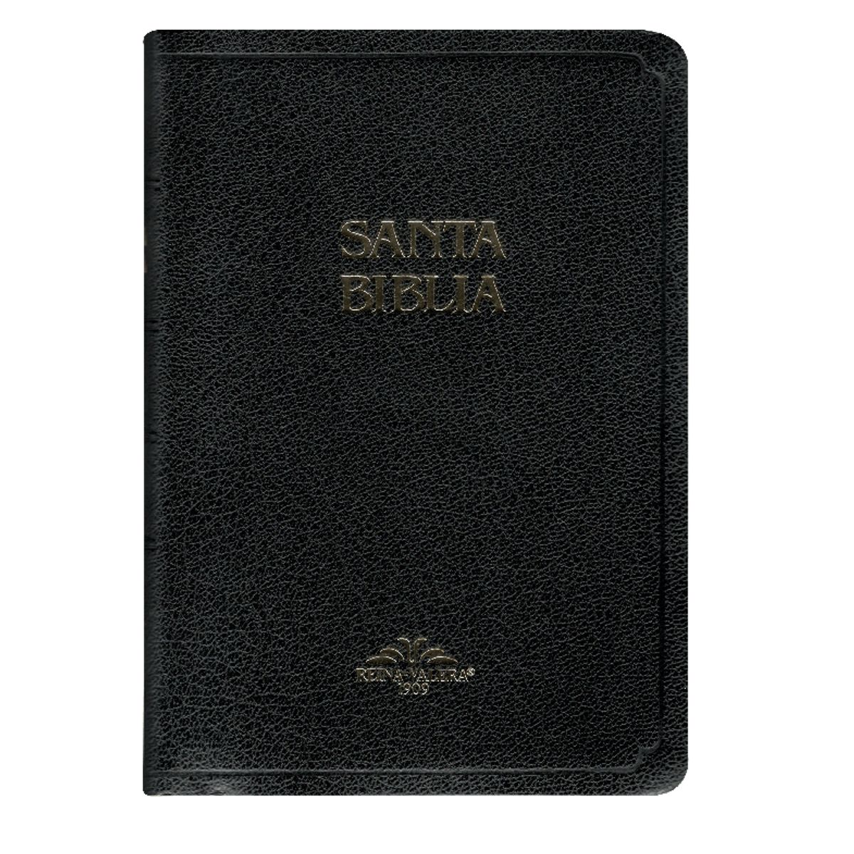 SOCIEDADES BIBLICAS UNIDAS - Biblia Reina Valera 1909 mediana imitación piel negro