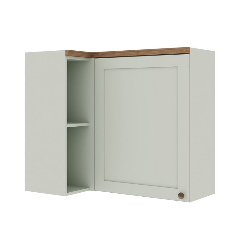 DF HOME - Mueble Aéreo Esquinero 930 Studio - Verde Menta 1511.0001