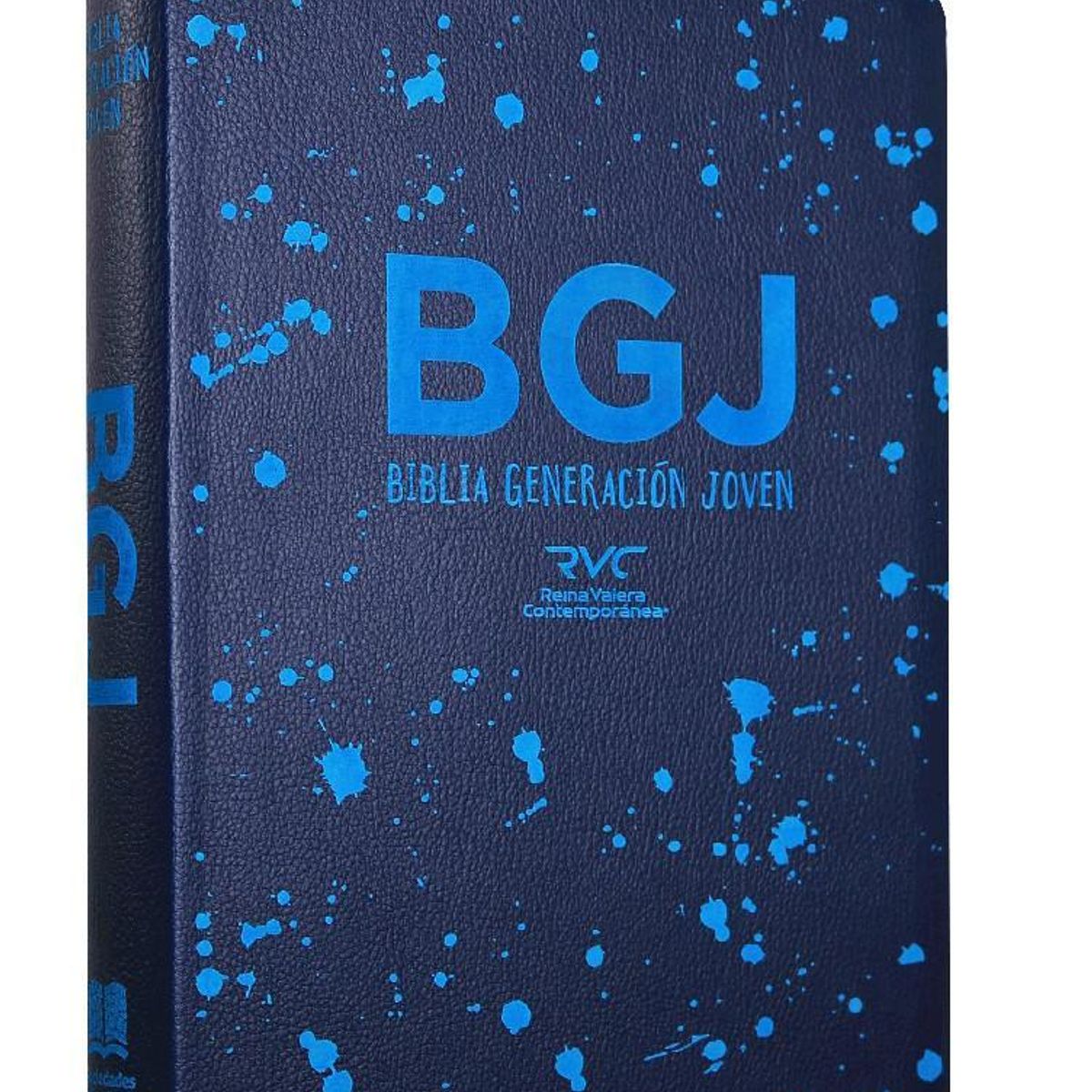 SOCIEDAD BIBLICA CHILENA - Biblia Generación Joven RVC PU azul código QR