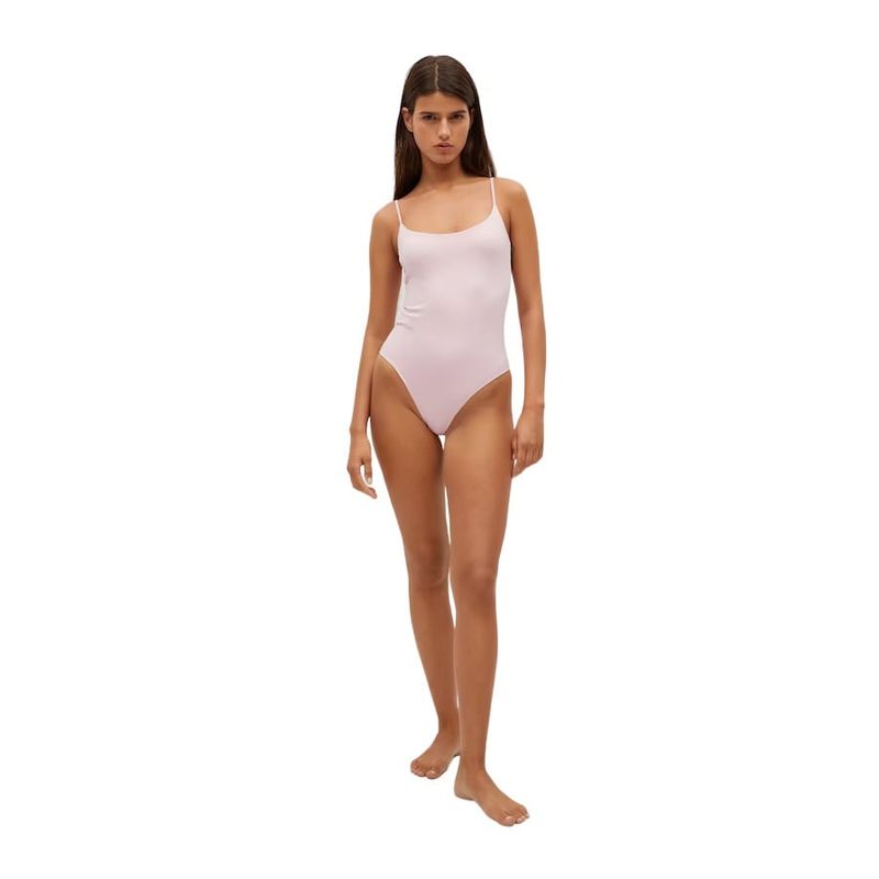 GARSIL - Body Polera Para Mujer Con Fibra De Bambu Con Escote En Espalda