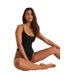 GARSIL - Body Polera Para Mujer Con Fibra De Bambu Con Escote En Espalda